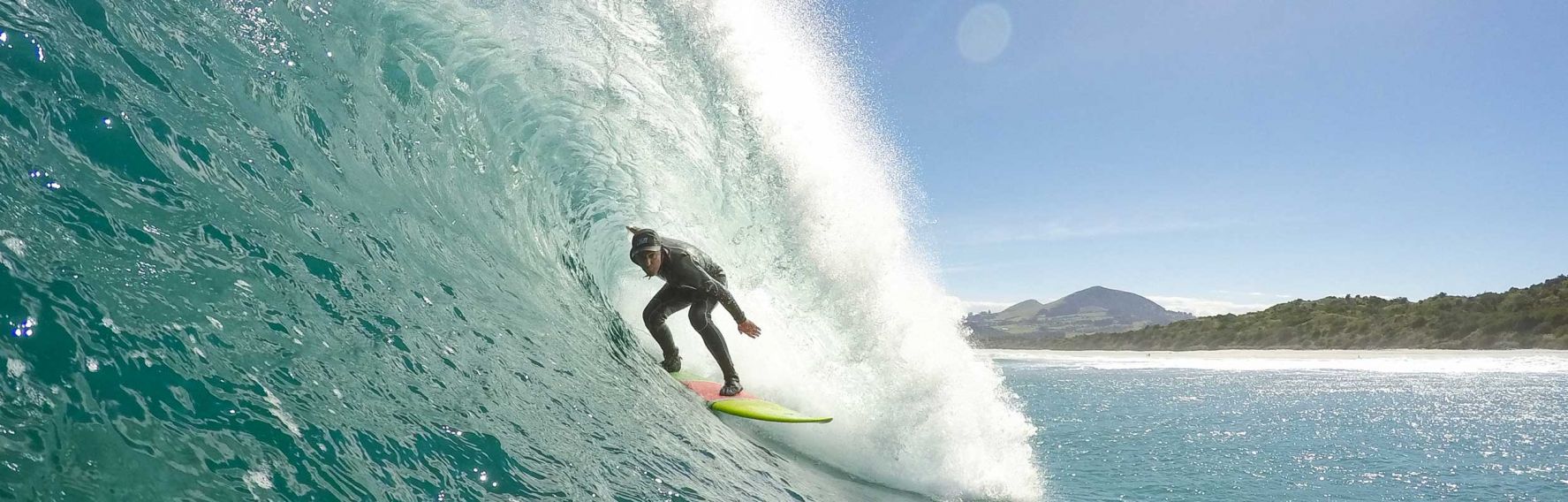 Dunedin Surfer at Blackhead