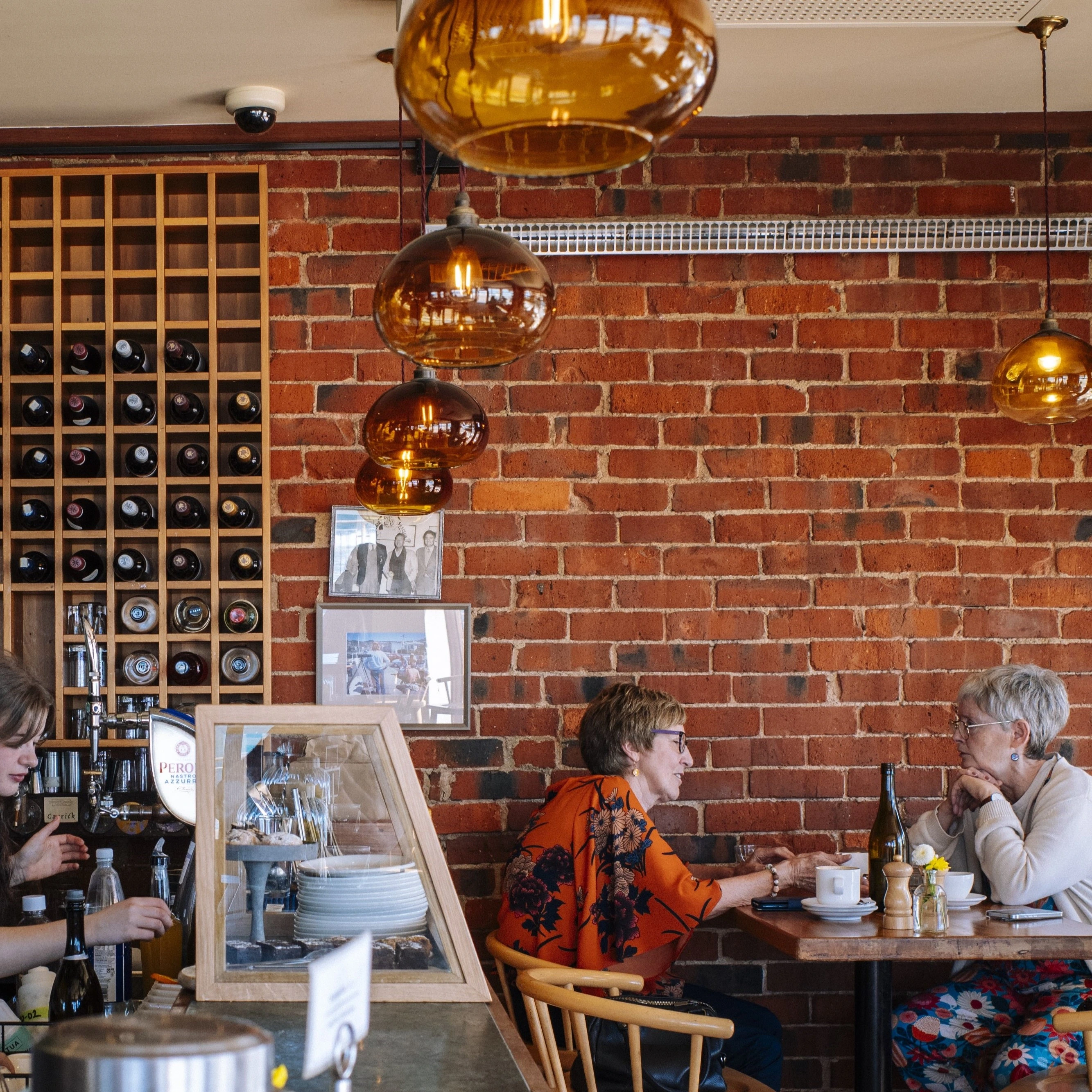 The bar at Esplanade, St Clair.