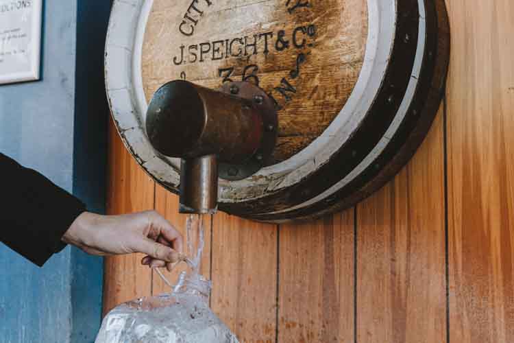 Speight's Brewery water tap