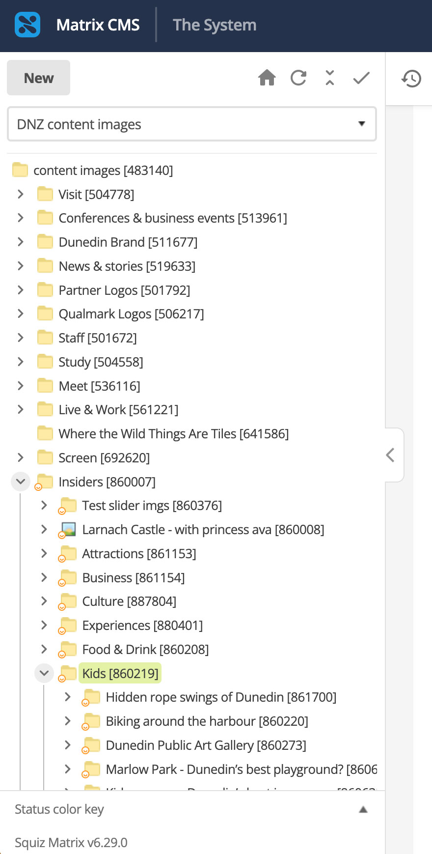 Asset tree content images kids