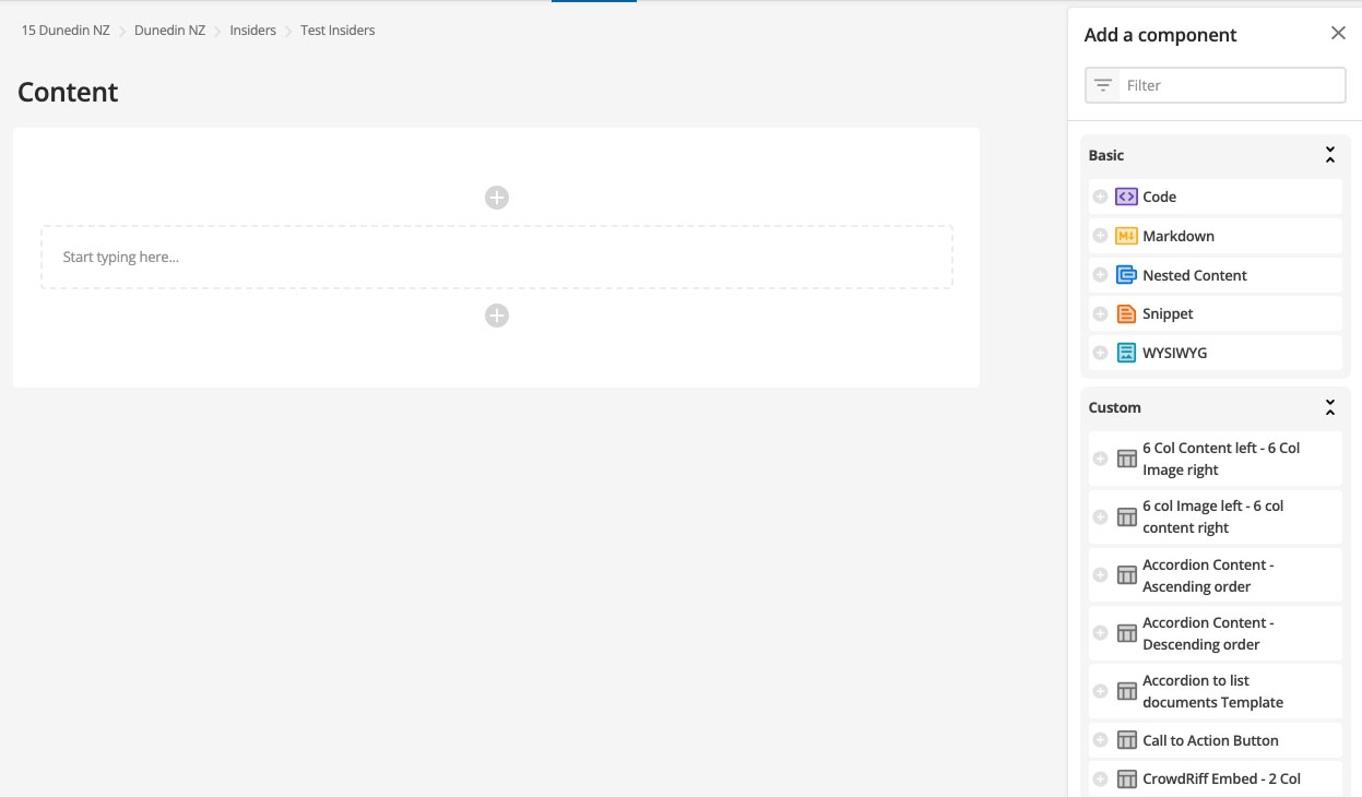 Add component