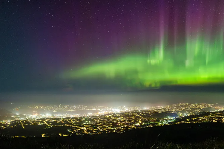 Aurora over Dunedin