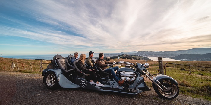 Experience Dunedin V8 trike tours