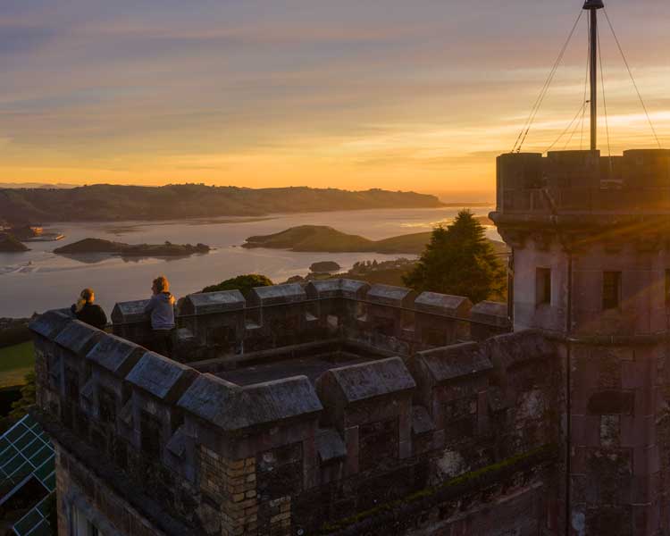 Larnach Castle sunrise