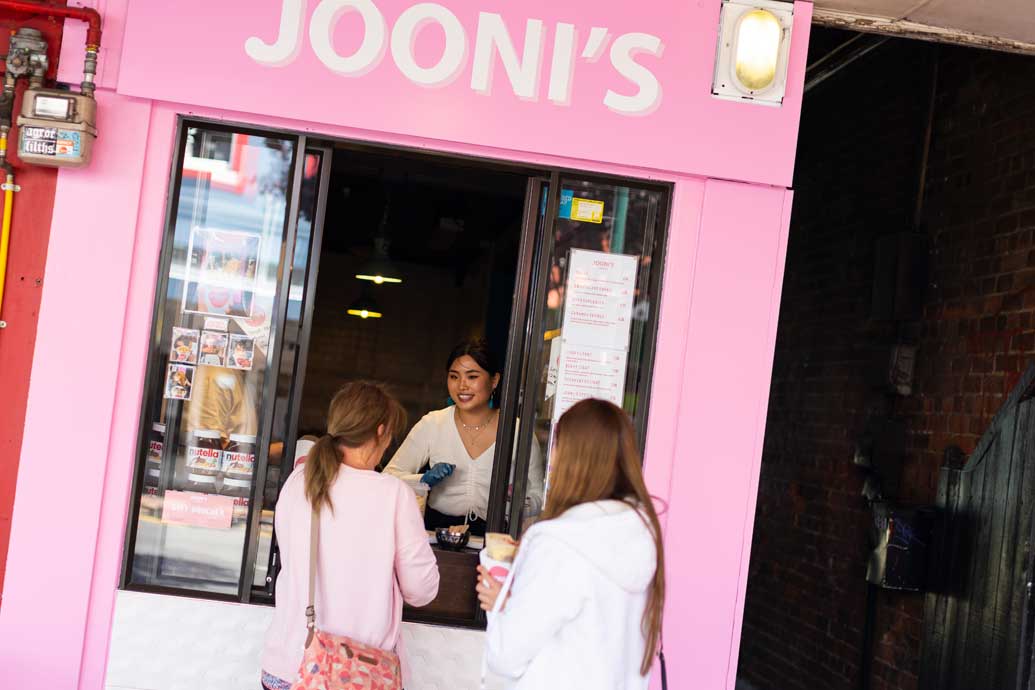 Jooni’s Freshly made Korean crêpes & croffles