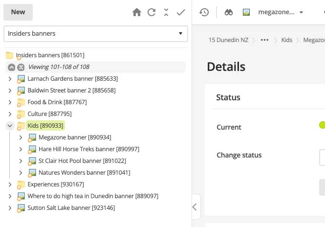 Add banner from details screen