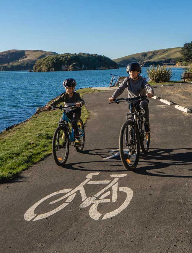 Hooning around Otago Harbour 