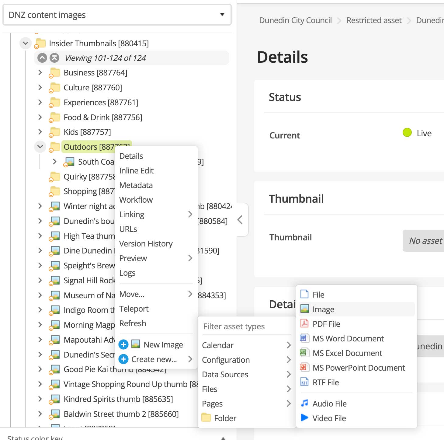 Create new Insiders thumbnail