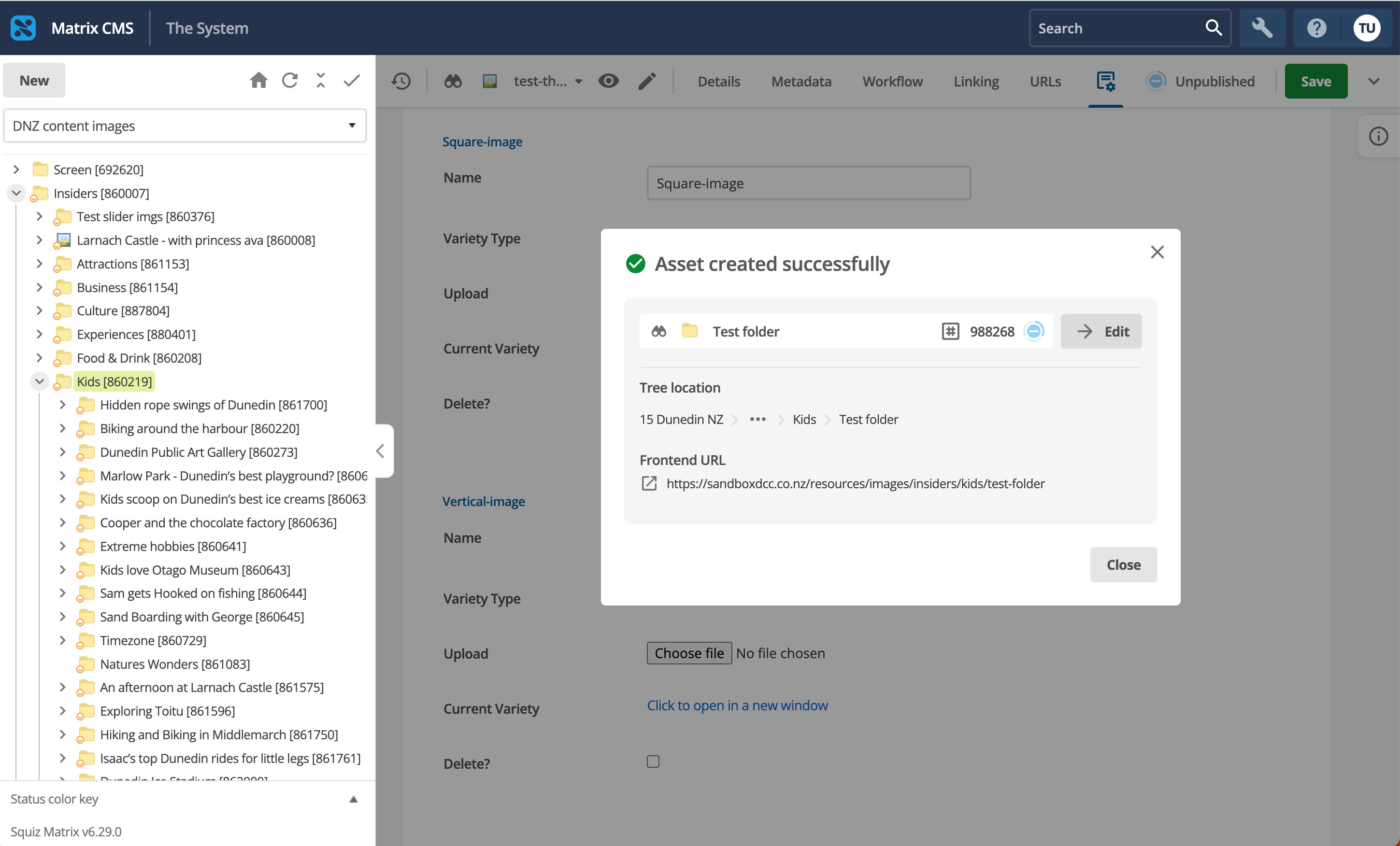Insiders category new folder