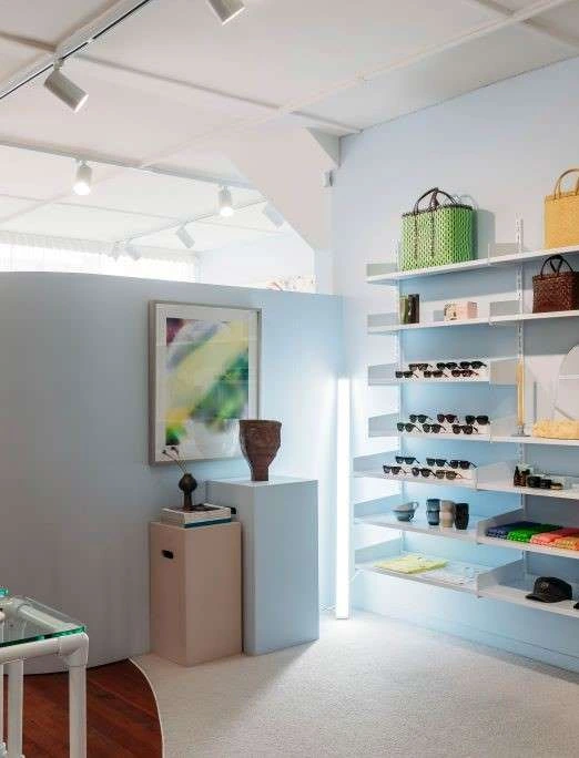Interior of Company Store boutique. 