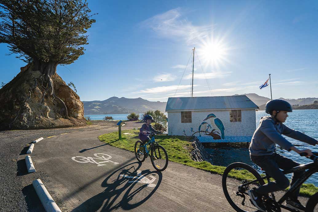 Hooning around Otago Harbour 