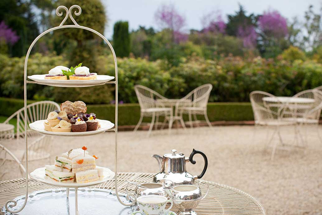 A traditional tea at Larnach Castle A traditional tea at Larnach Castle